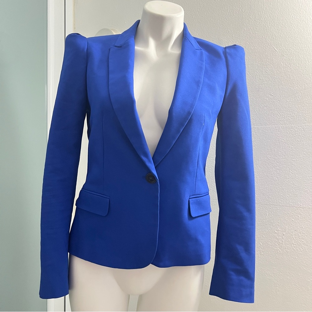 Zara Royal Blue Tailored Blazer - Picture 2 of 12